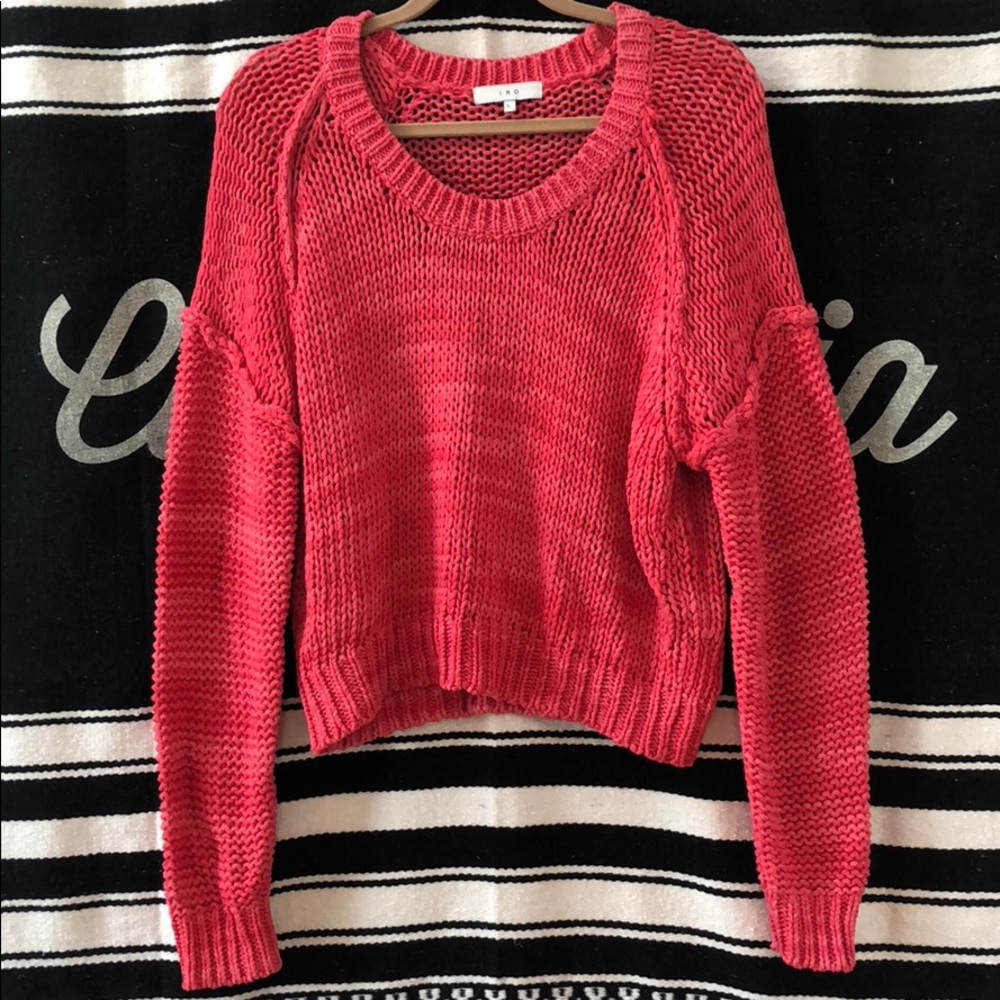 IRO Cotton loose knit sweater